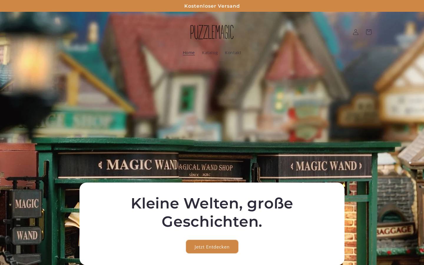 puzzlemagic.de homepage screenshot