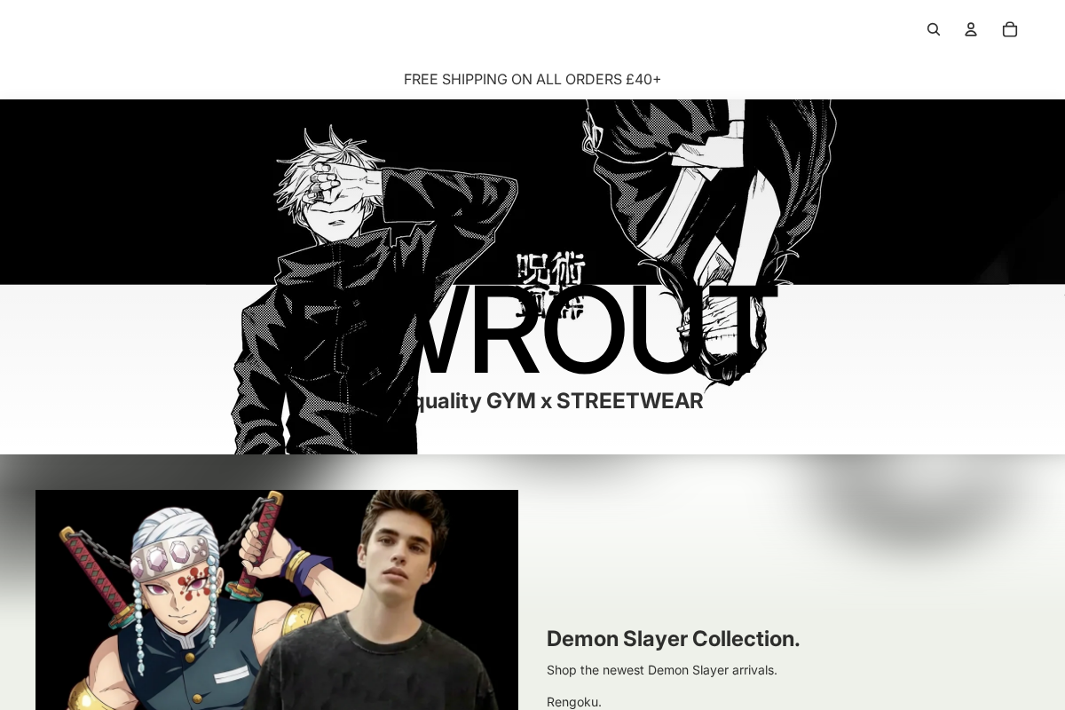 PWROUT homepage screenshot