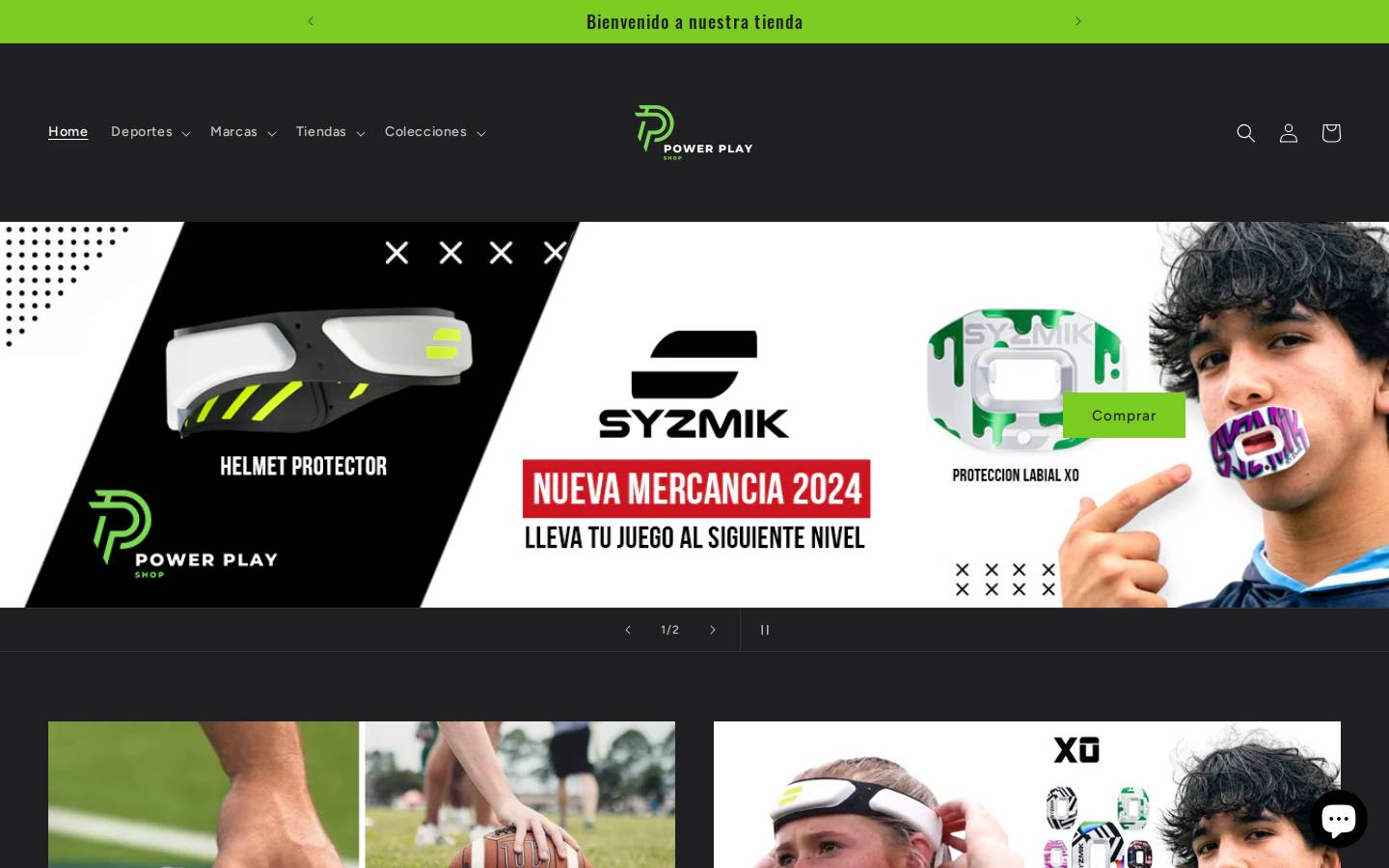 pwrplay.shop homepage screenshot