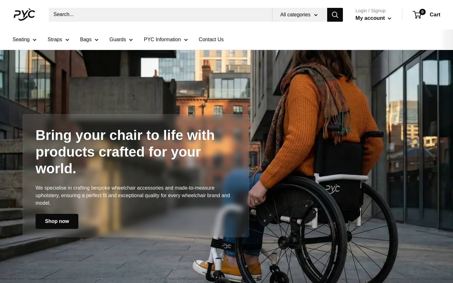 Pycmobility homepage screenshot