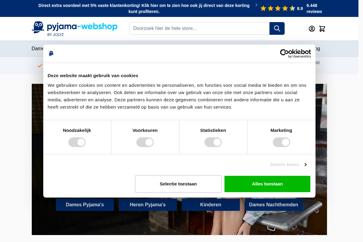 Jolyz Fashion homepage screenshot