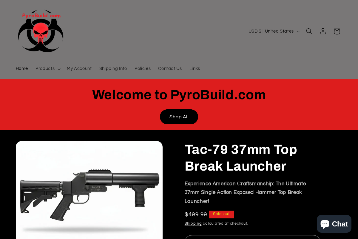 PyroBuild.com homepage screenshot