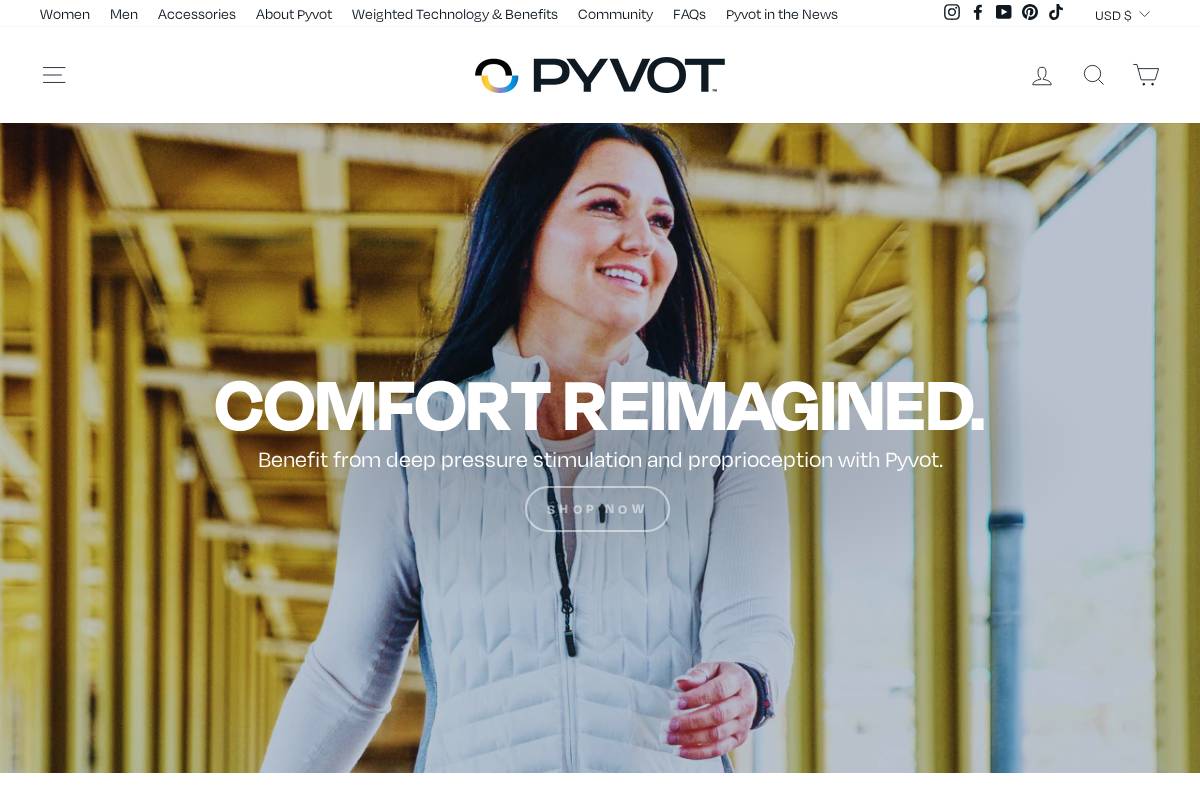 pyvotlife.com homepage screenshot