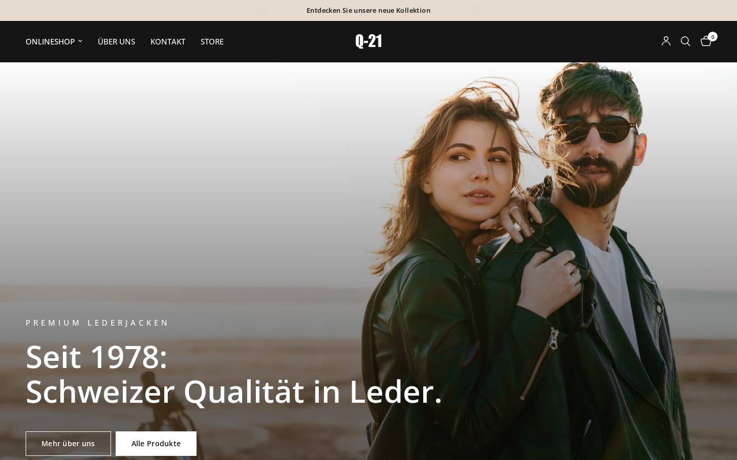 q-21.ch homepage screenshot
