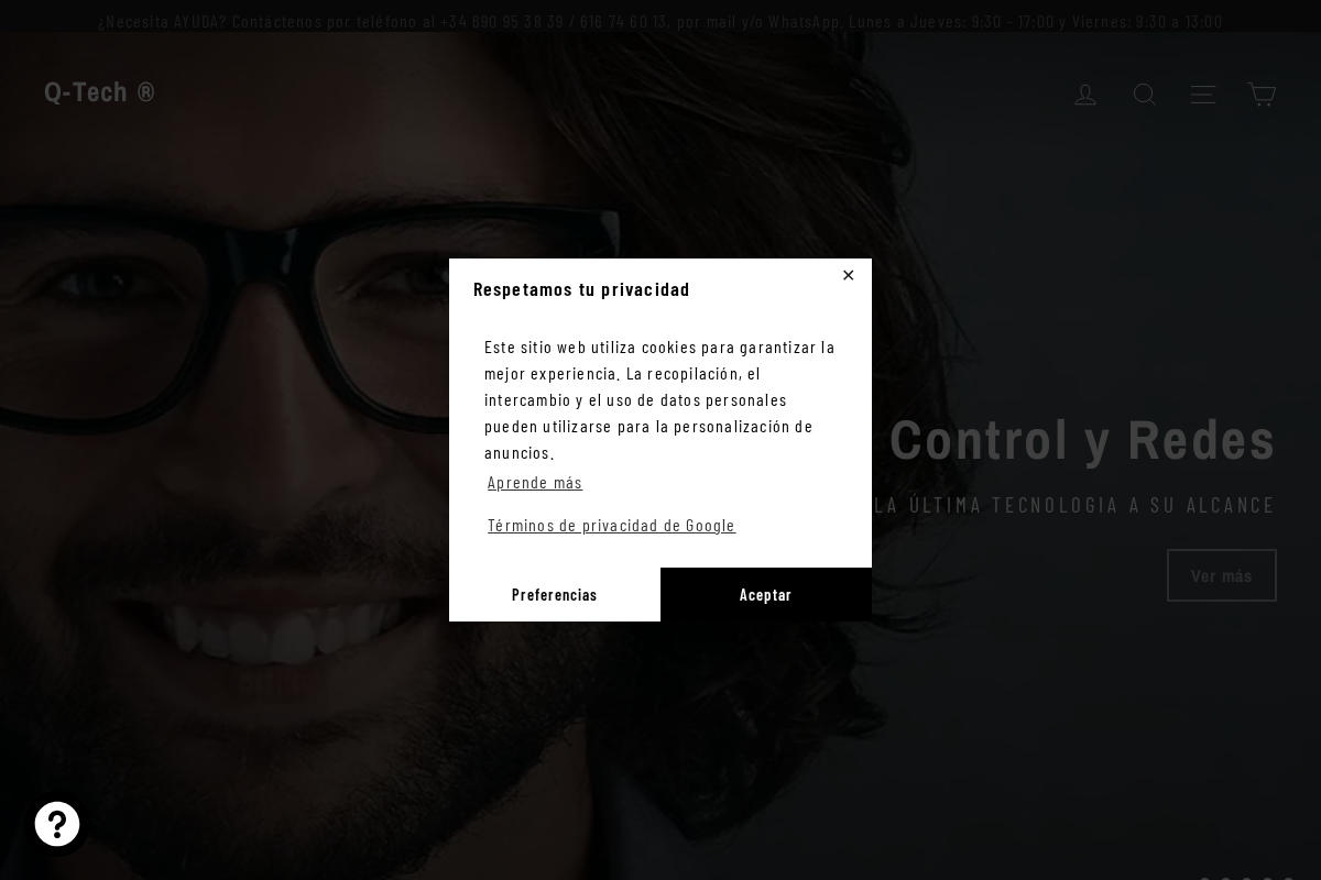 Q-Tech Group homepage screenshot