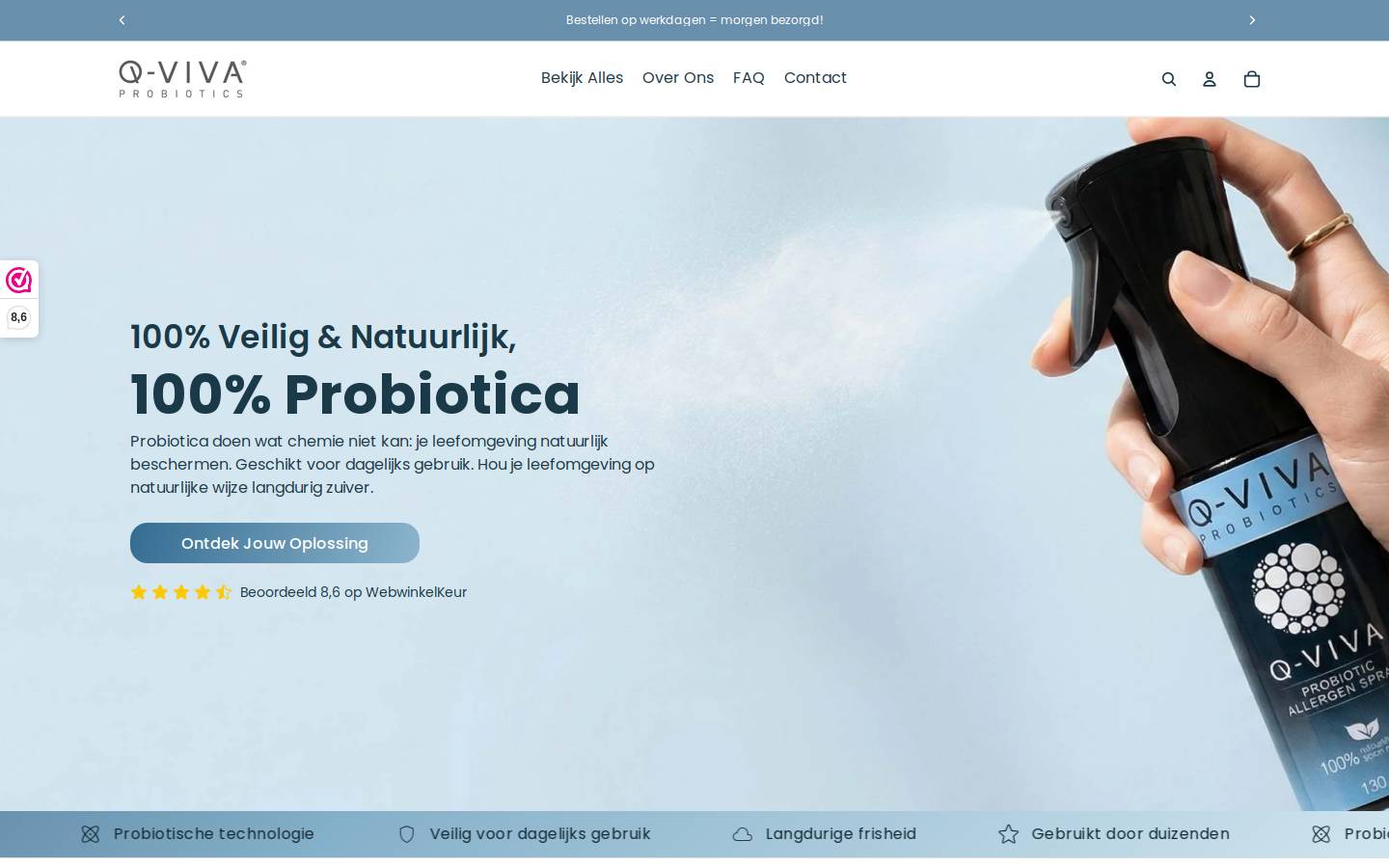 q-viva.nl homepage screenshot