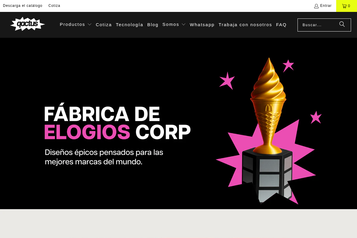 qactus.cl homepage screenshot