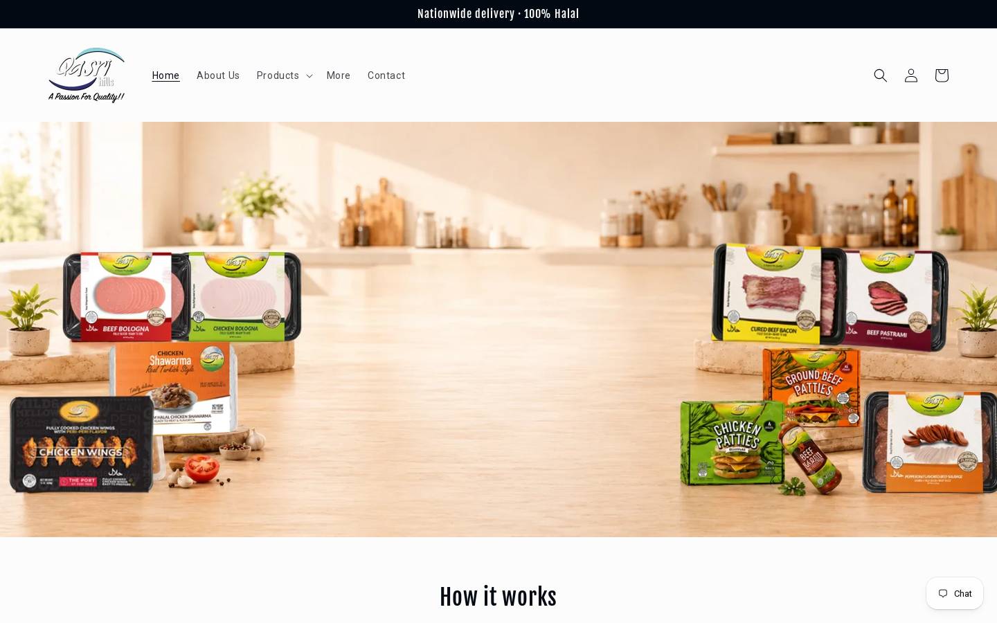 qasrihills.com homepage screenshot