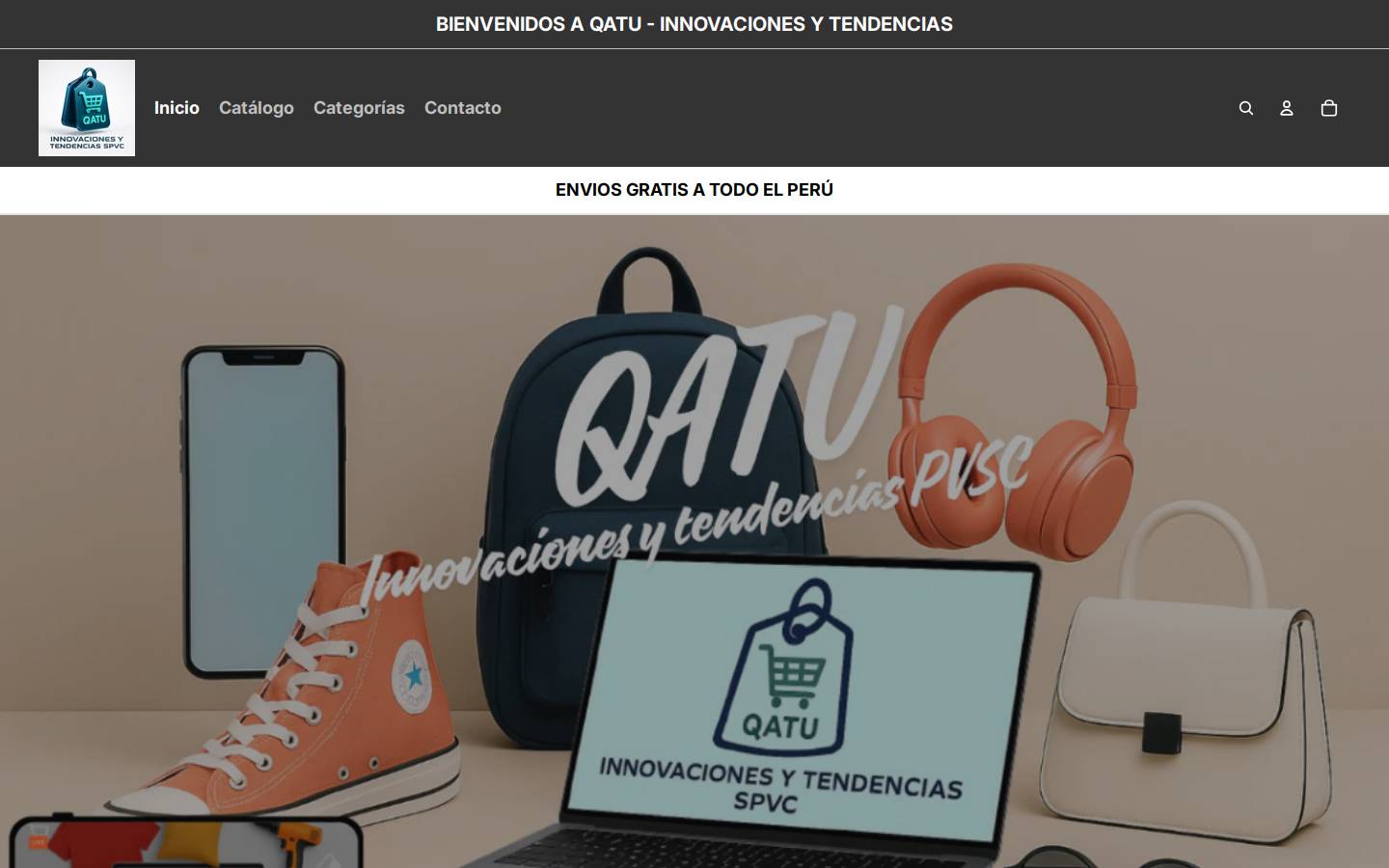 qatuperu.com homepage screenshot