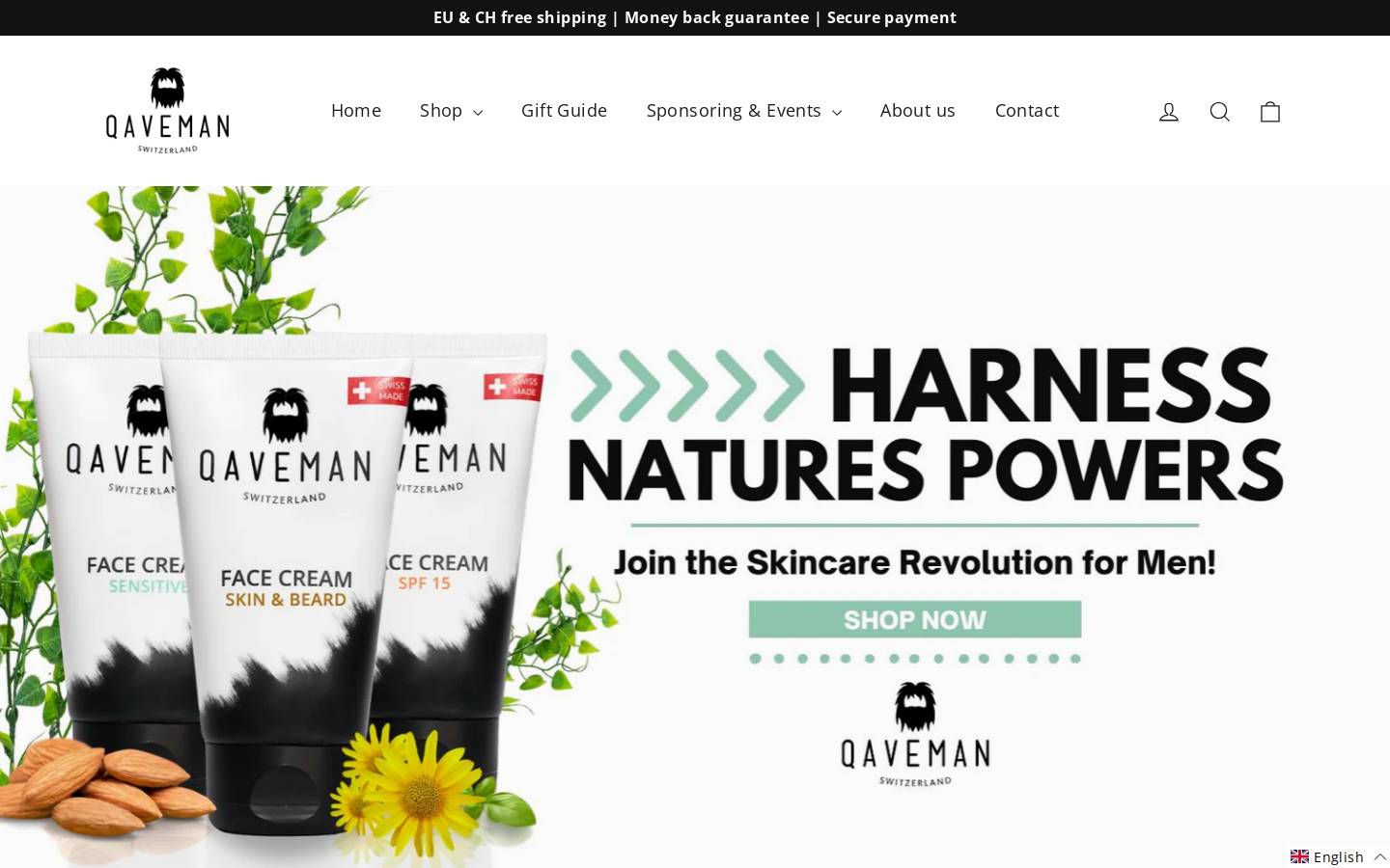 qaveman.com homepage screenshot