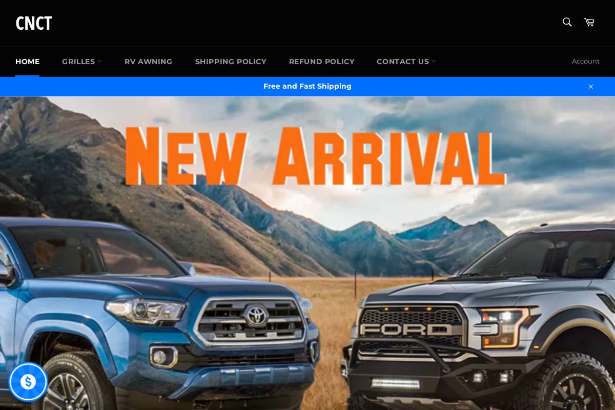 qdcnct-autoparts.com homepage screenshot