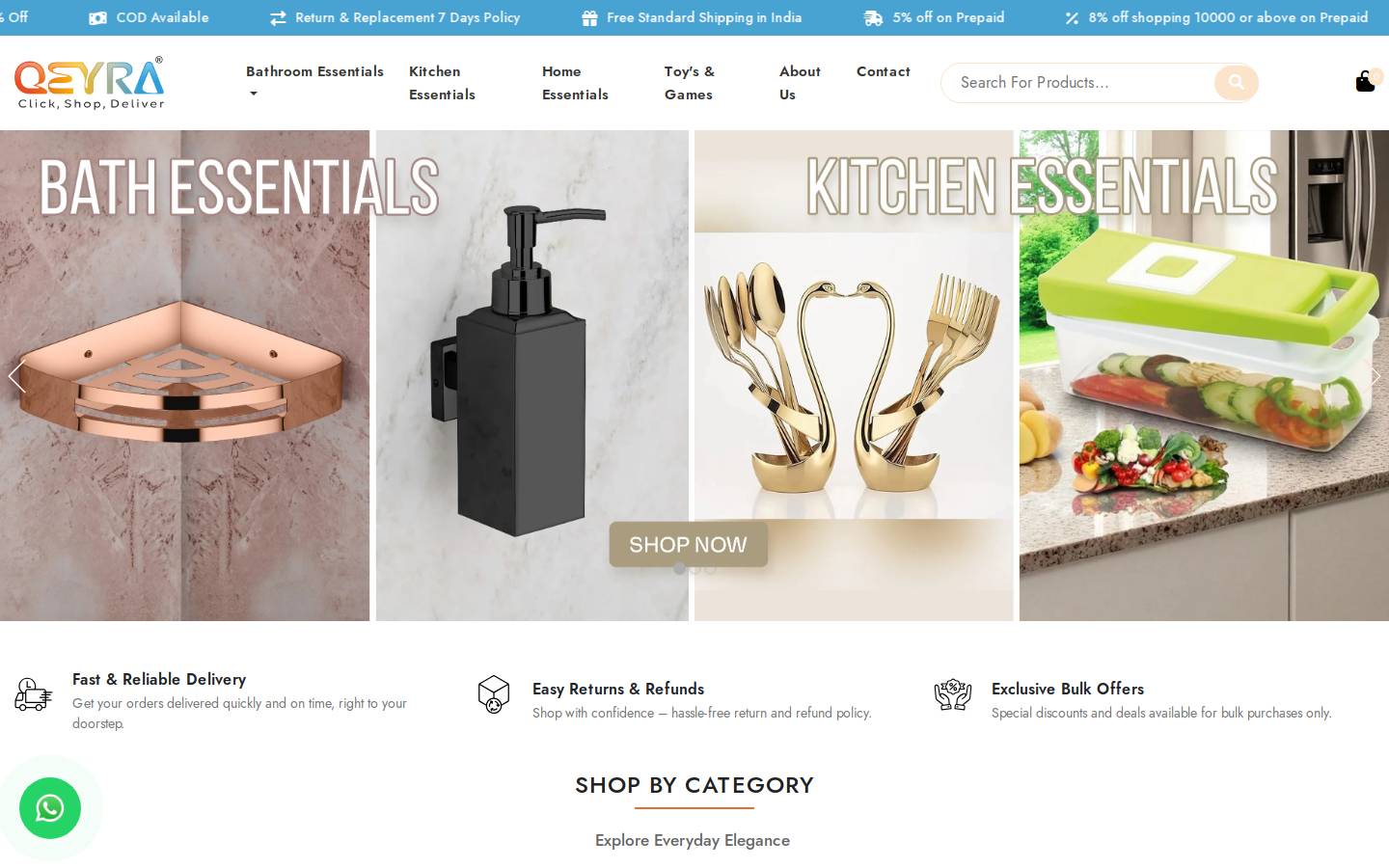 qeyra.com homepage screenshot