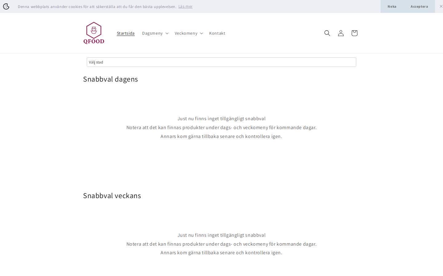 qfood.store homepage screenshot