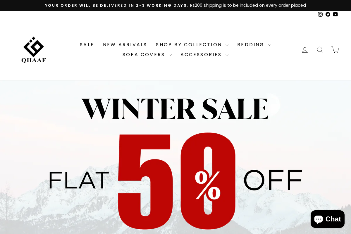 qhaaf.com homepage screenshot