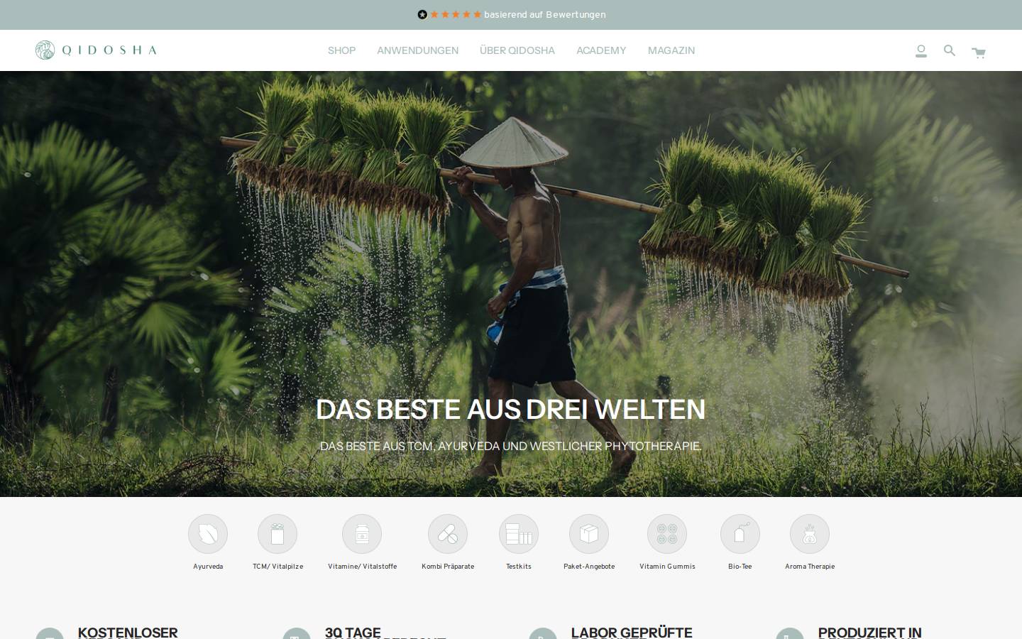 Qidosha homepage screenshot