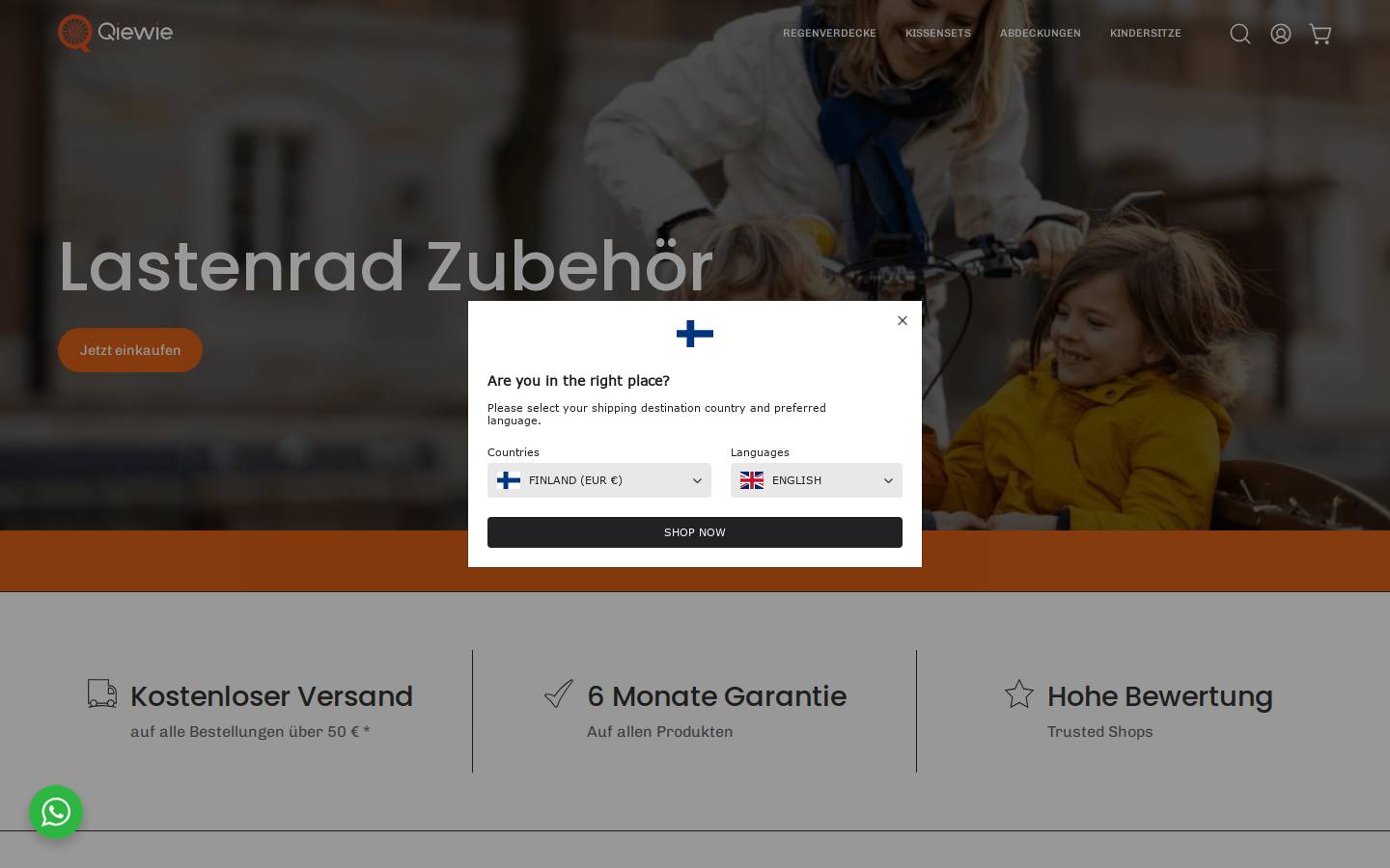 qiewie.de homepage screenshot
