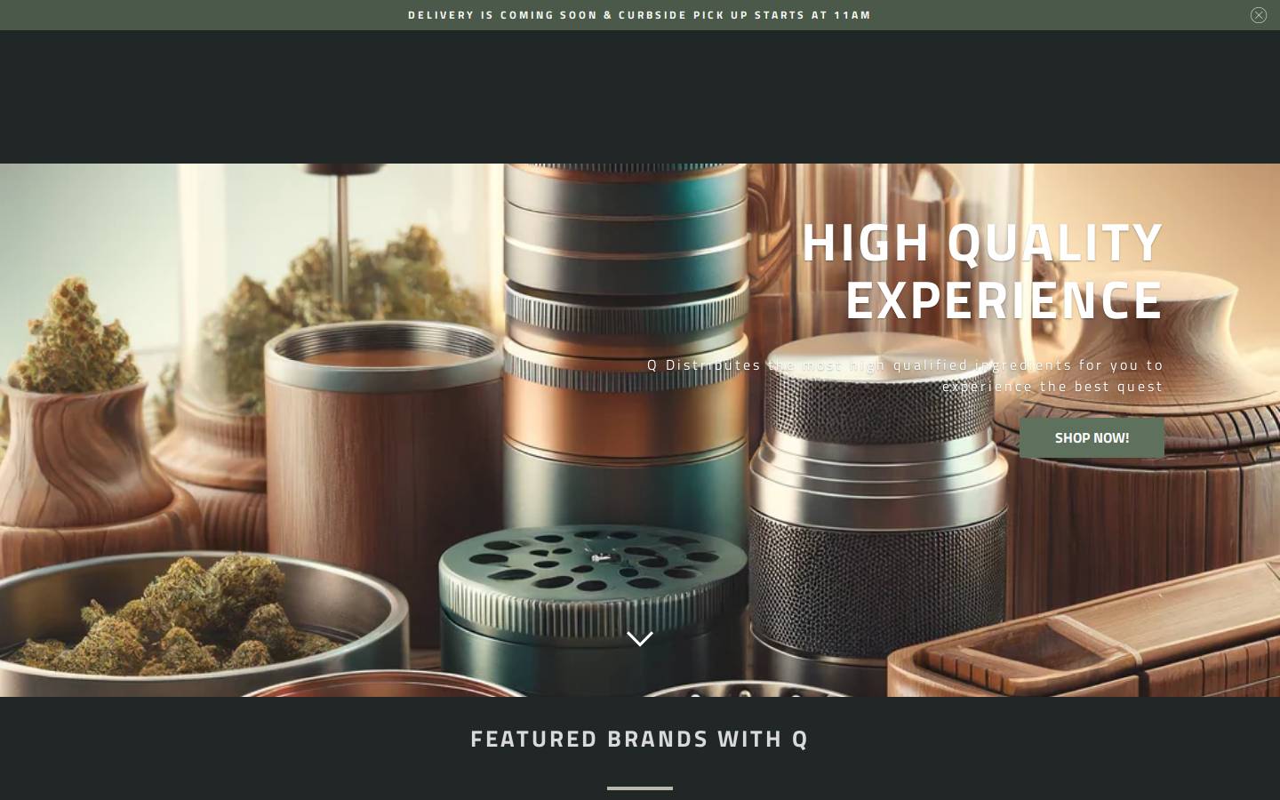 qiscannabis.com homepage screenshot
