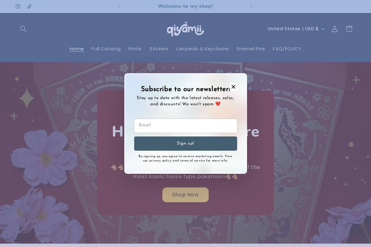 qiyamii.com homepage screenshot