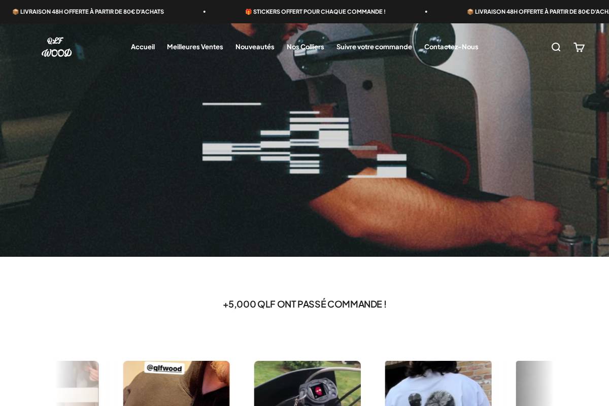 qlfwood.com homepage screenshot