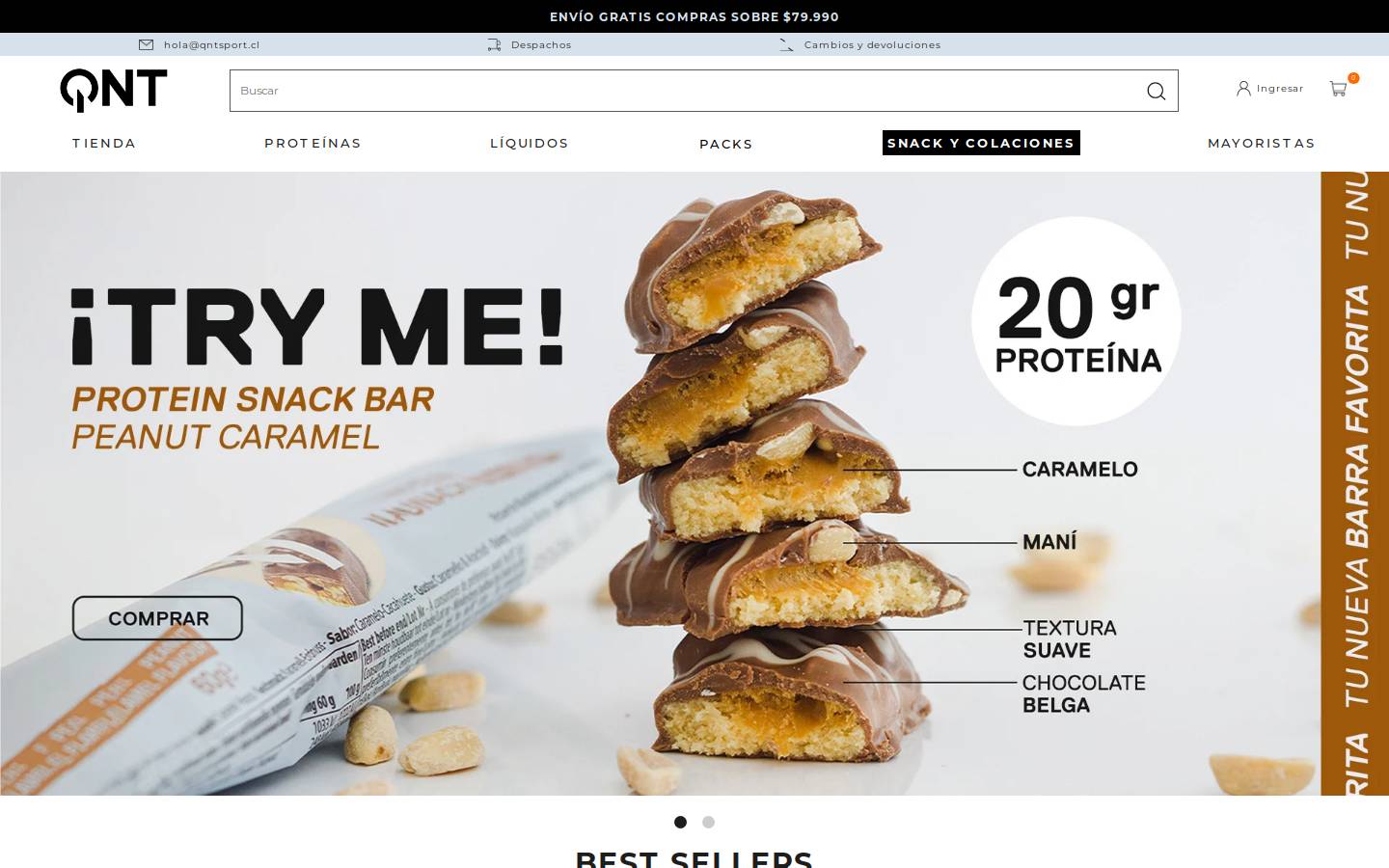 QNT  homepage screenshot