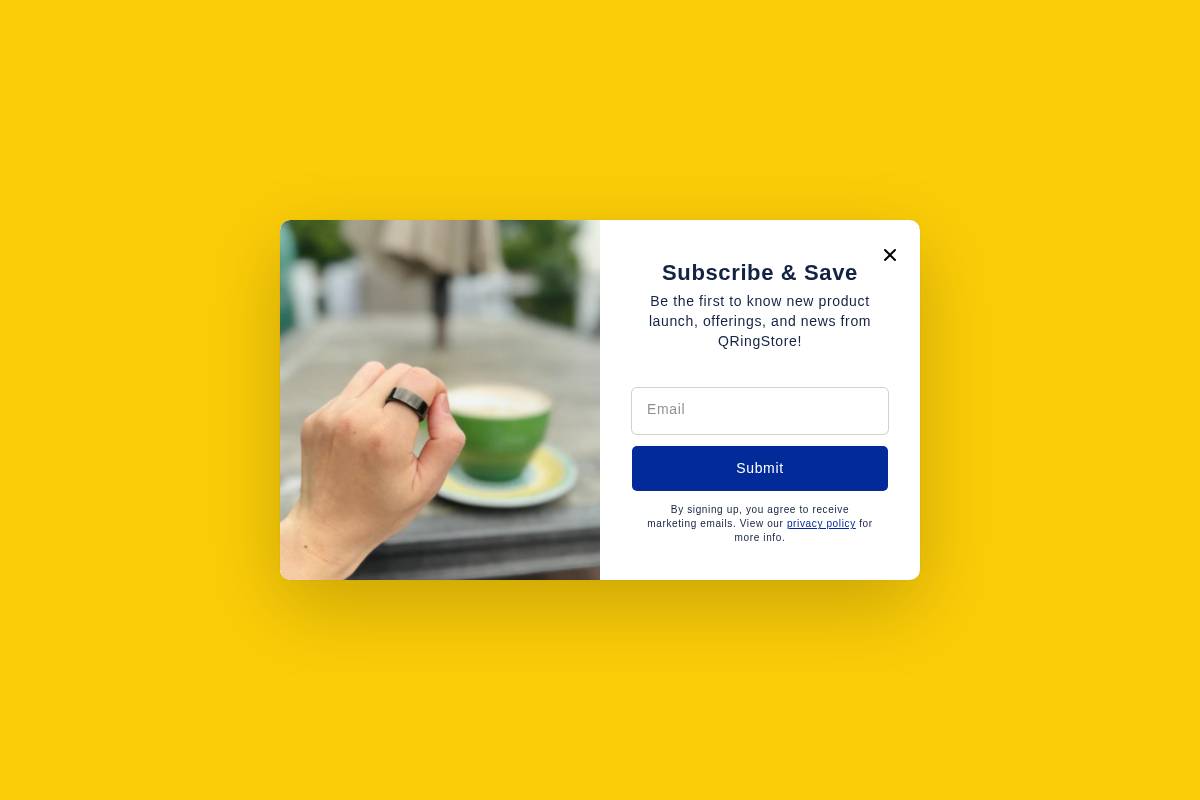 QRINGSTORE homepage screenshot
