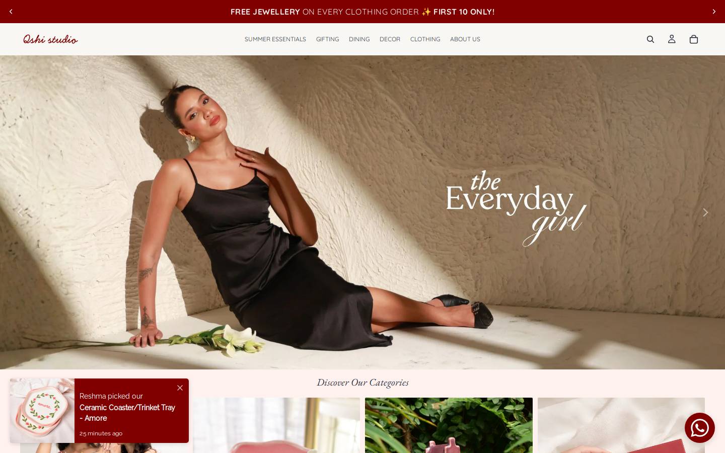 qshistudio.com homepage screenshot