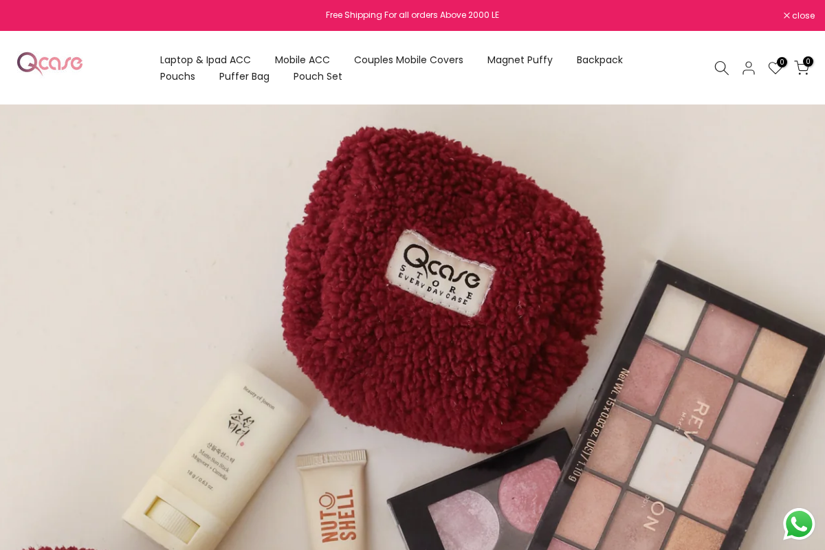 Qcases Store homepage screenshot