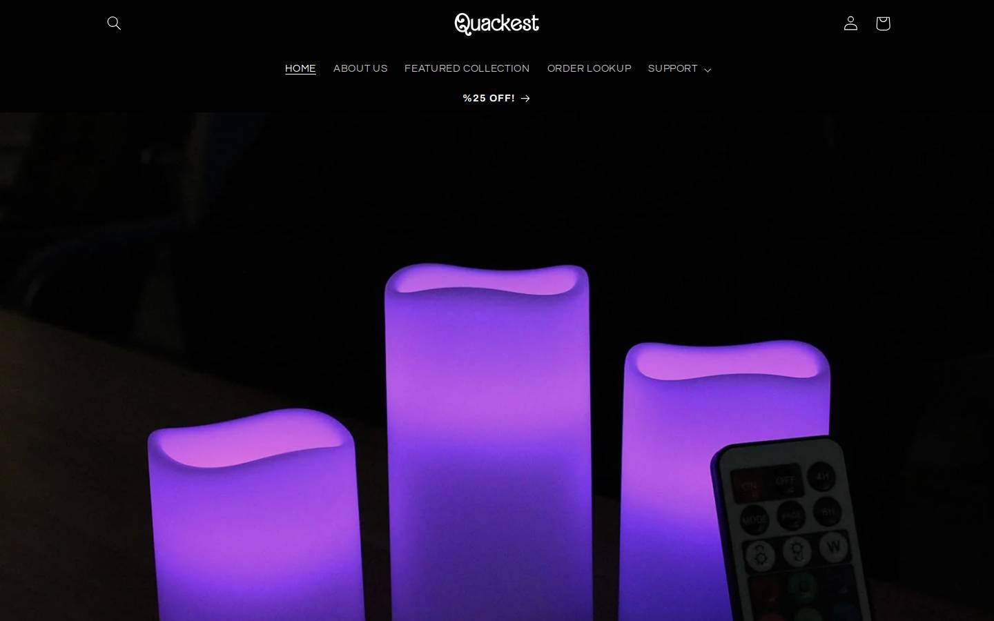 quackest.com homepage screenshot