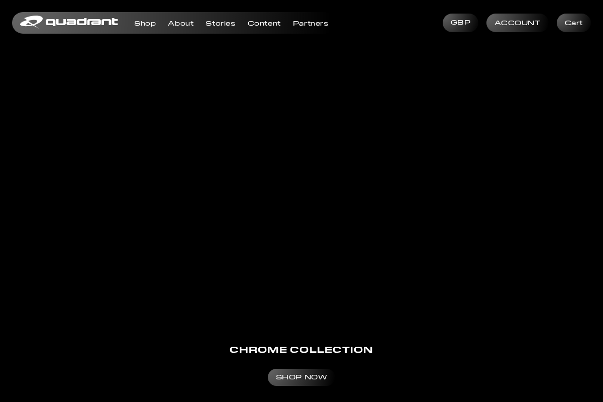 Quadrant homepage screenshot