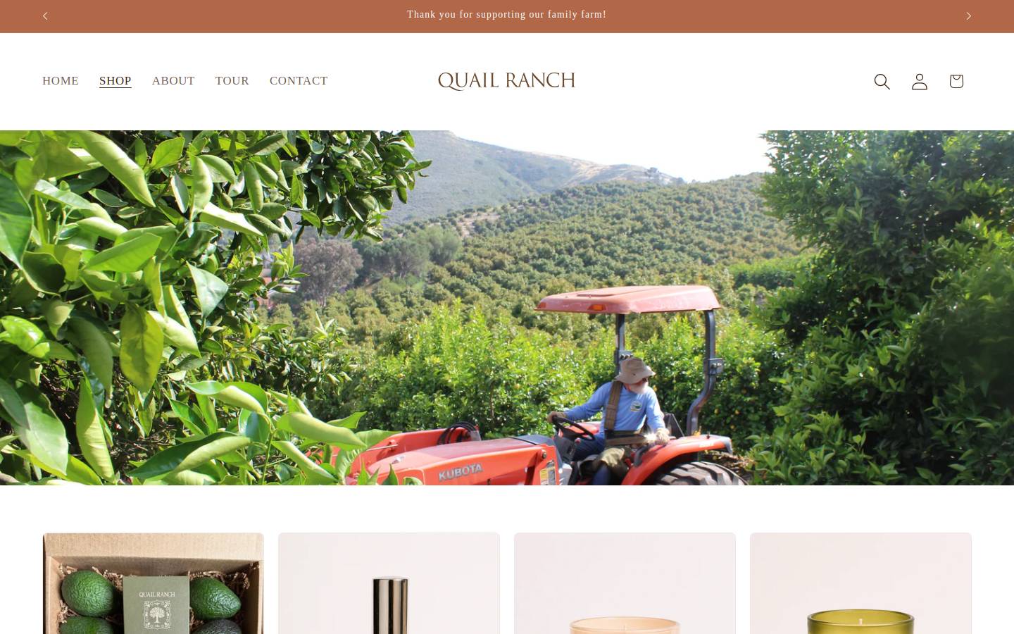 quailranchlife.com homepage screenshot