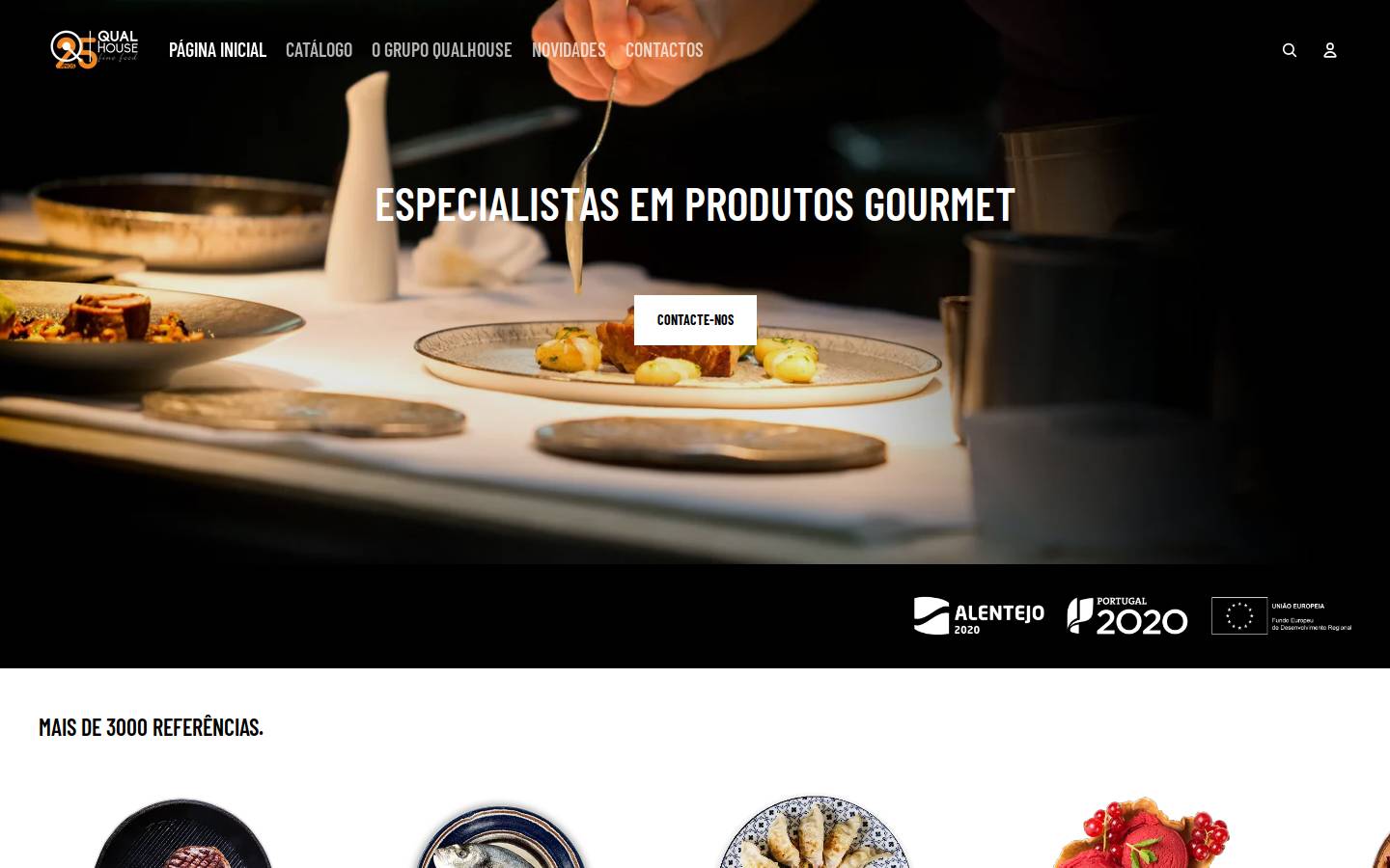 qualhouse.pt homepage screenshot
