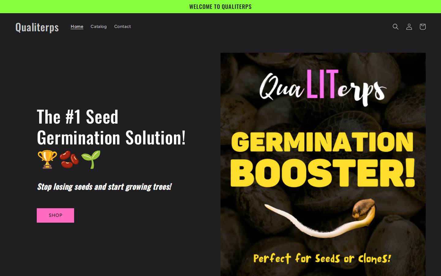 qualiterps.com homepage screenshot