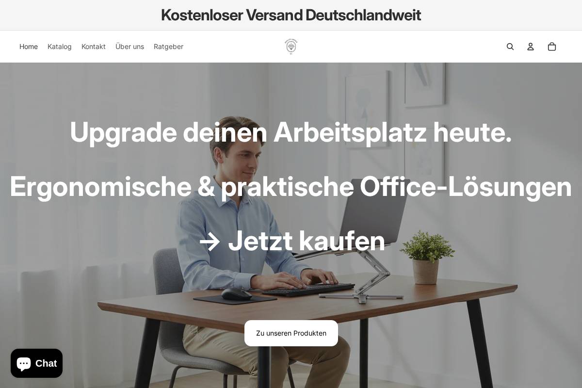 quality-office-products.de homepage screenshot