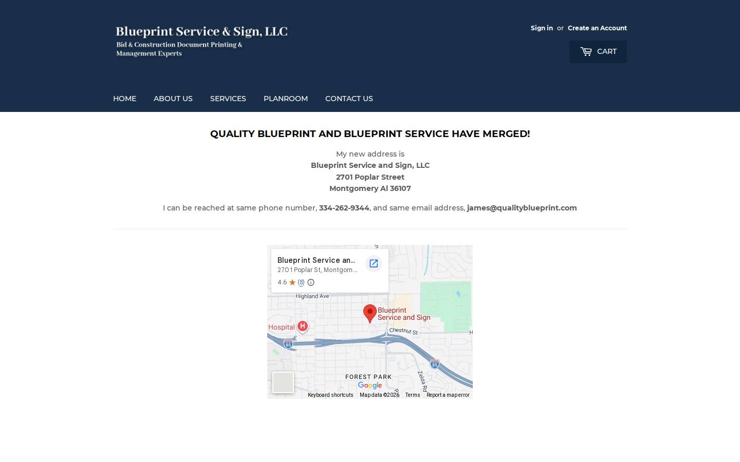 qualityblueprint.com homepage screenshot