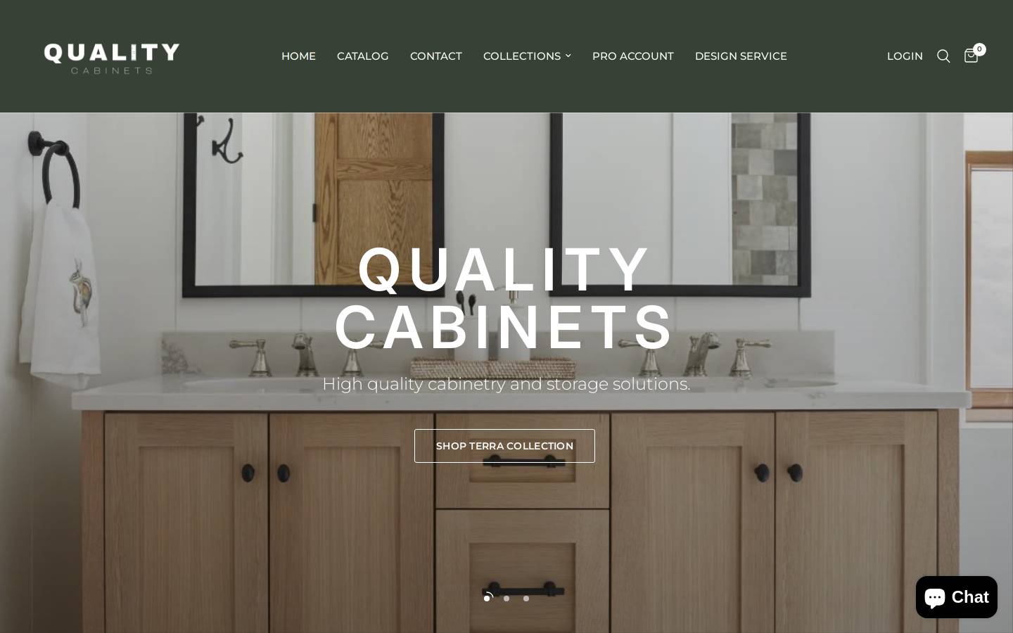 qualitycabinetsma.com homepage screenshot