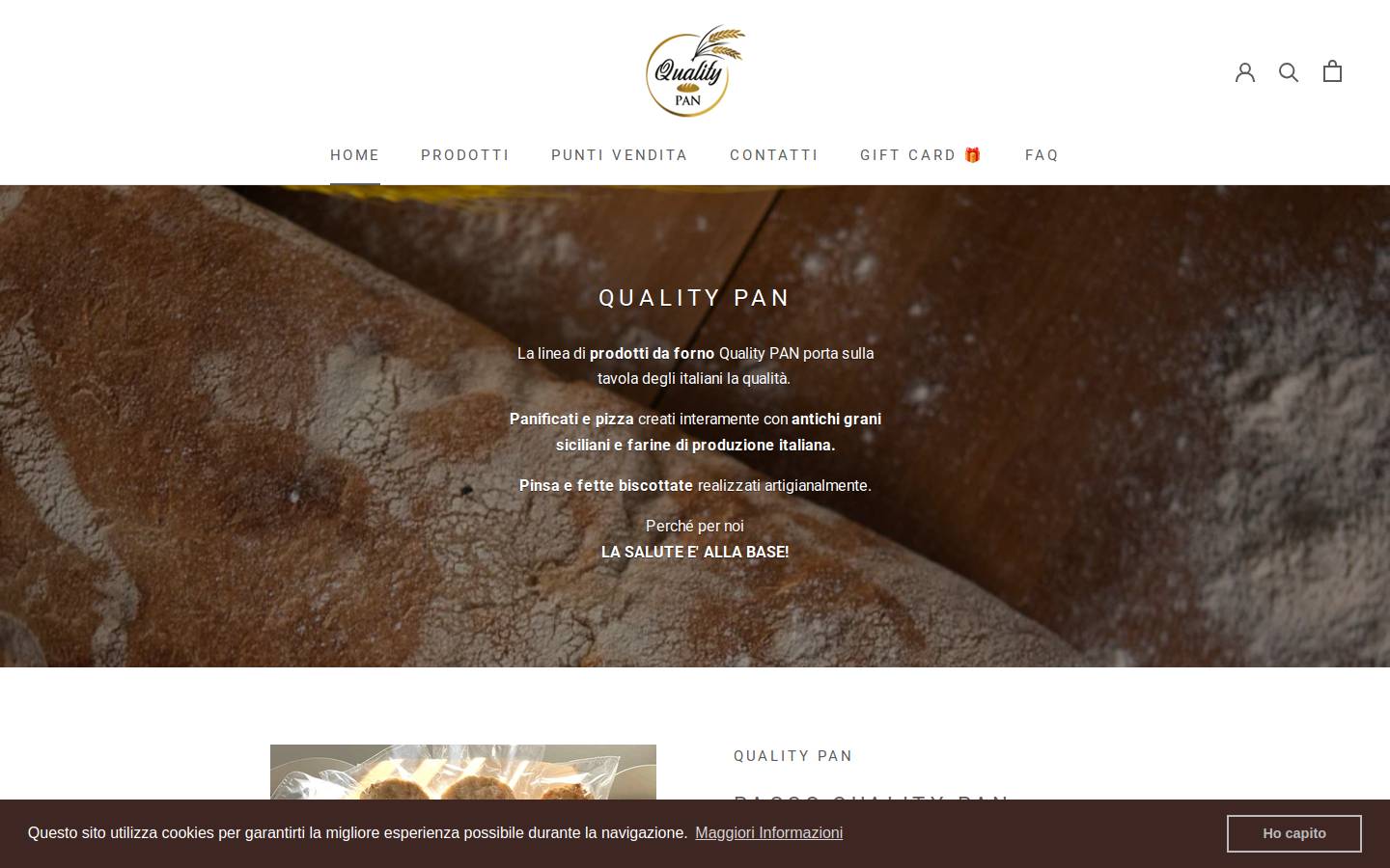Qualitypan homepage screenshot