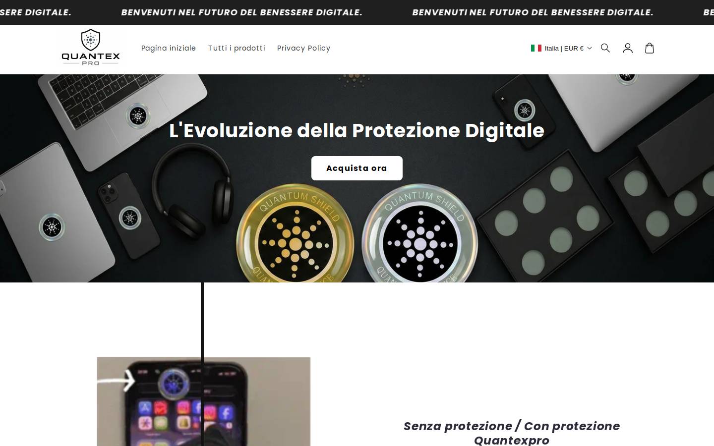 quantexpro.shop homepage screenshot
