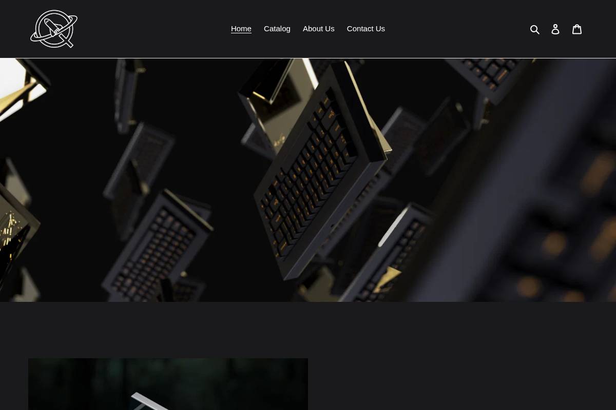 quantumkeys.design homepage screenshot