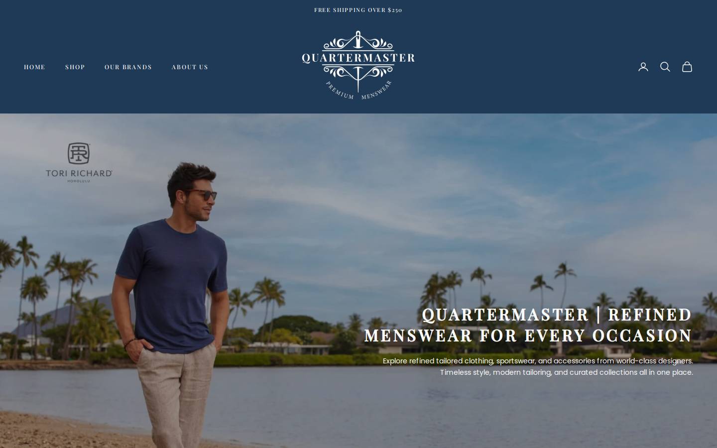 quartermastersc.com homepage screenshot