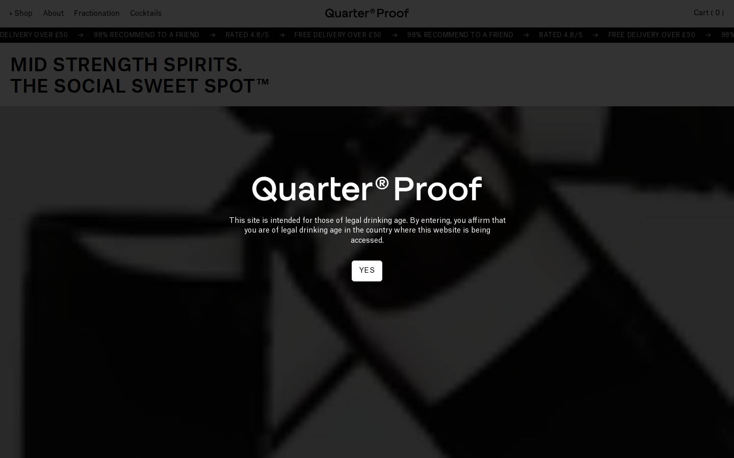 Quarter homepage screenshot