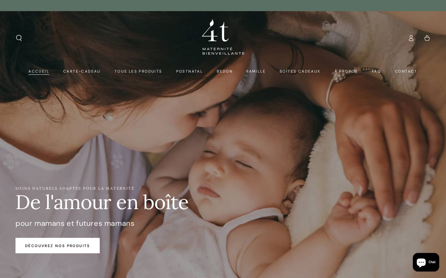 quatret.ca homepage screenshot