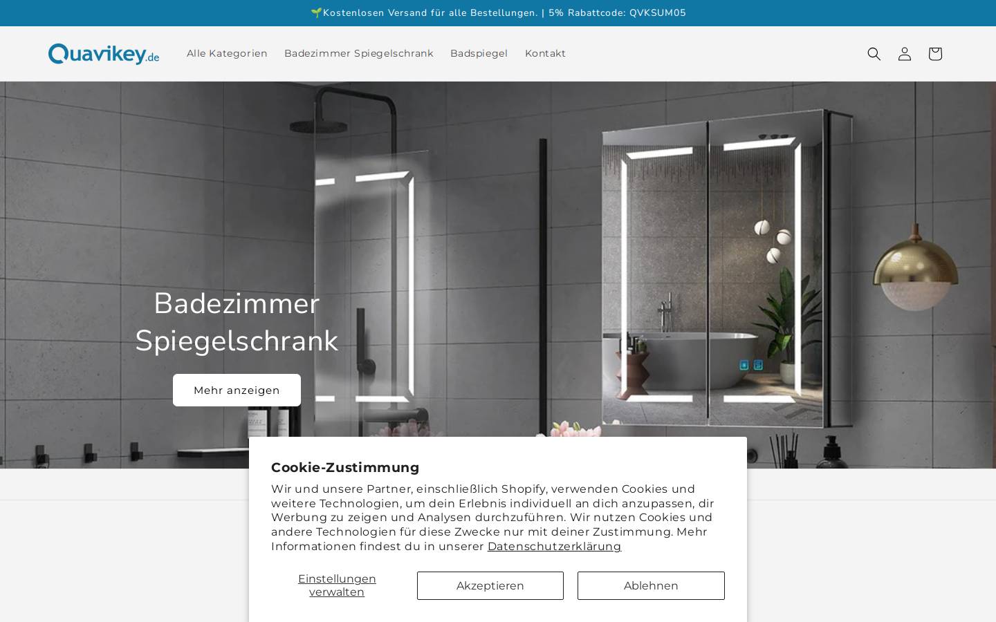 quavikey.de homepage screenshot