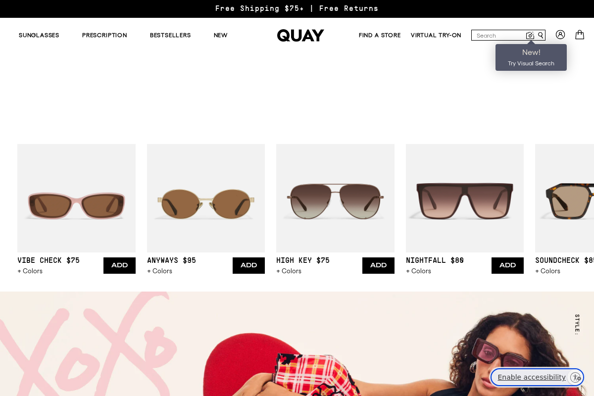 QUAY homepage screenshot