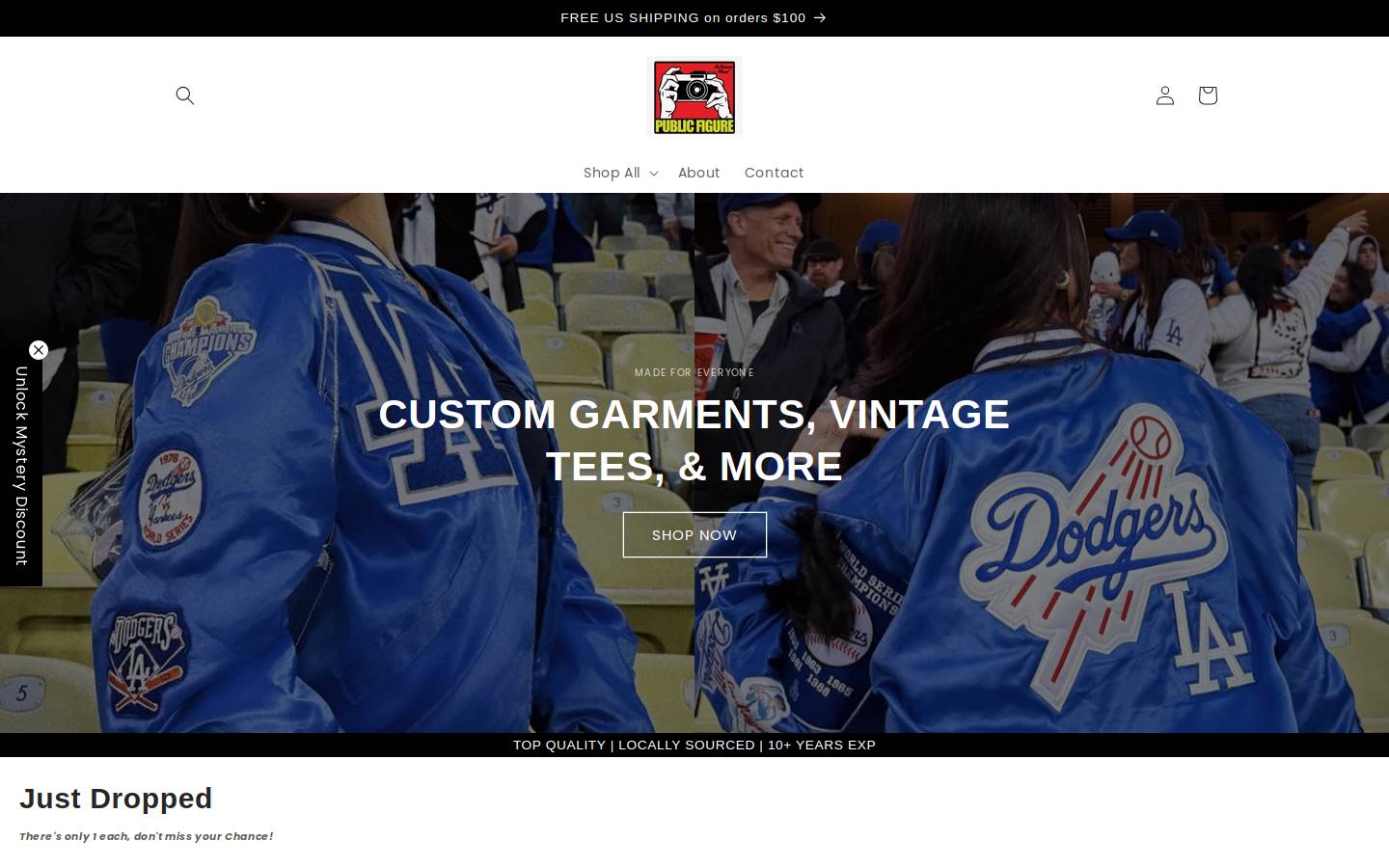 qublicfigure.com homepage screenshot