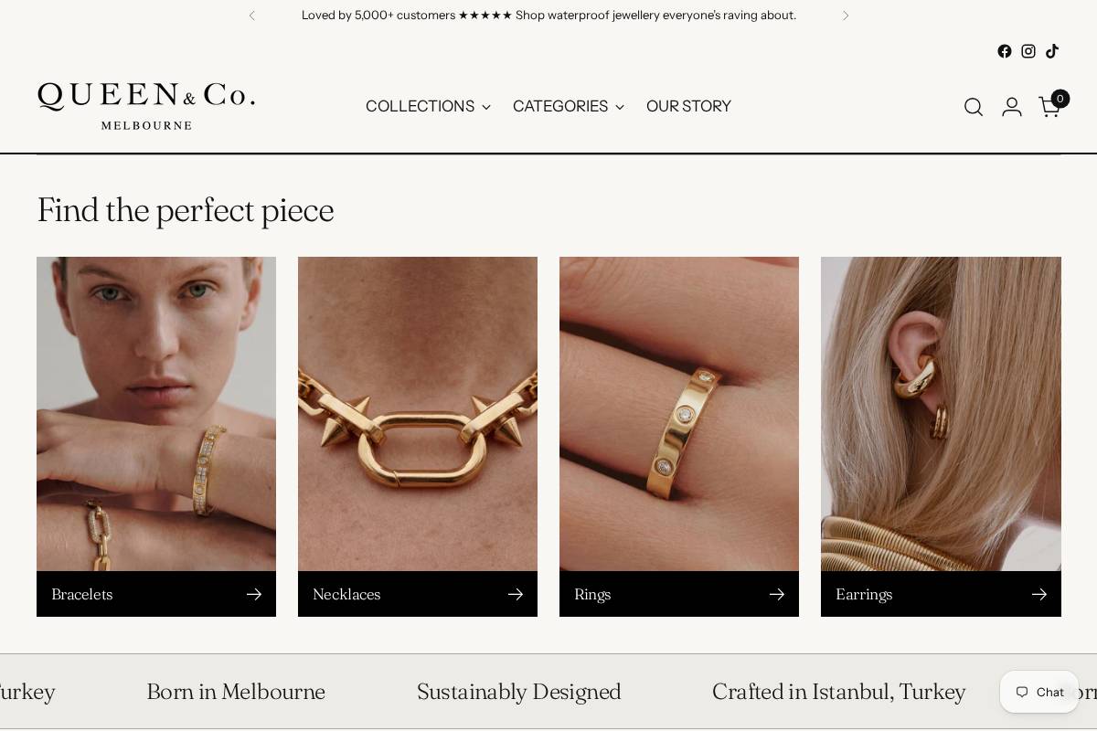 queenandcollection.com.au homepage screenshot