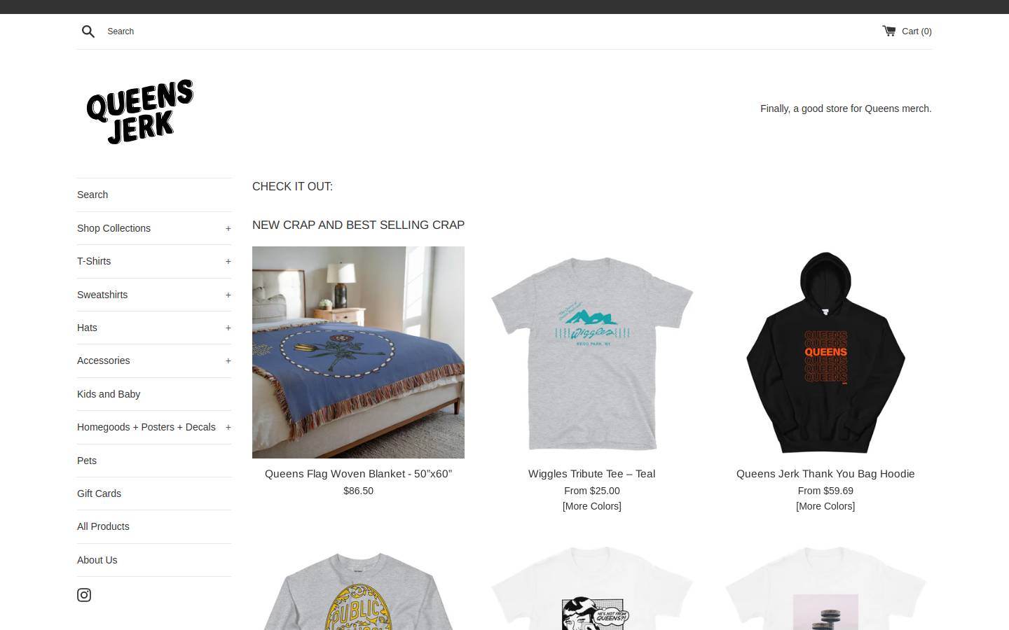 queensjerk.com homepage screenshot