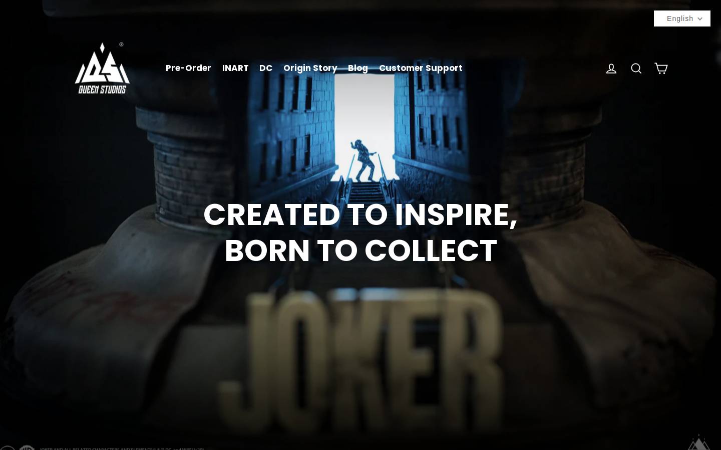 queenstudios.shop homepage screenshot