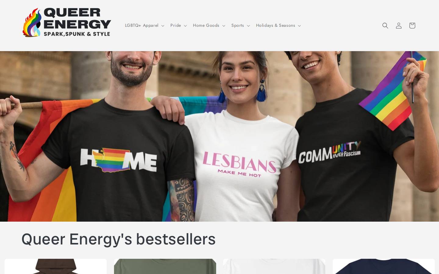 queerenergy.lgbt homepage screenshot