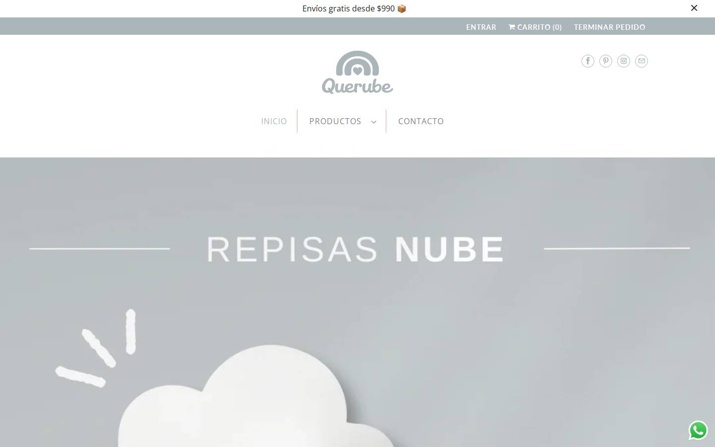 querube.mx homepage screenshot