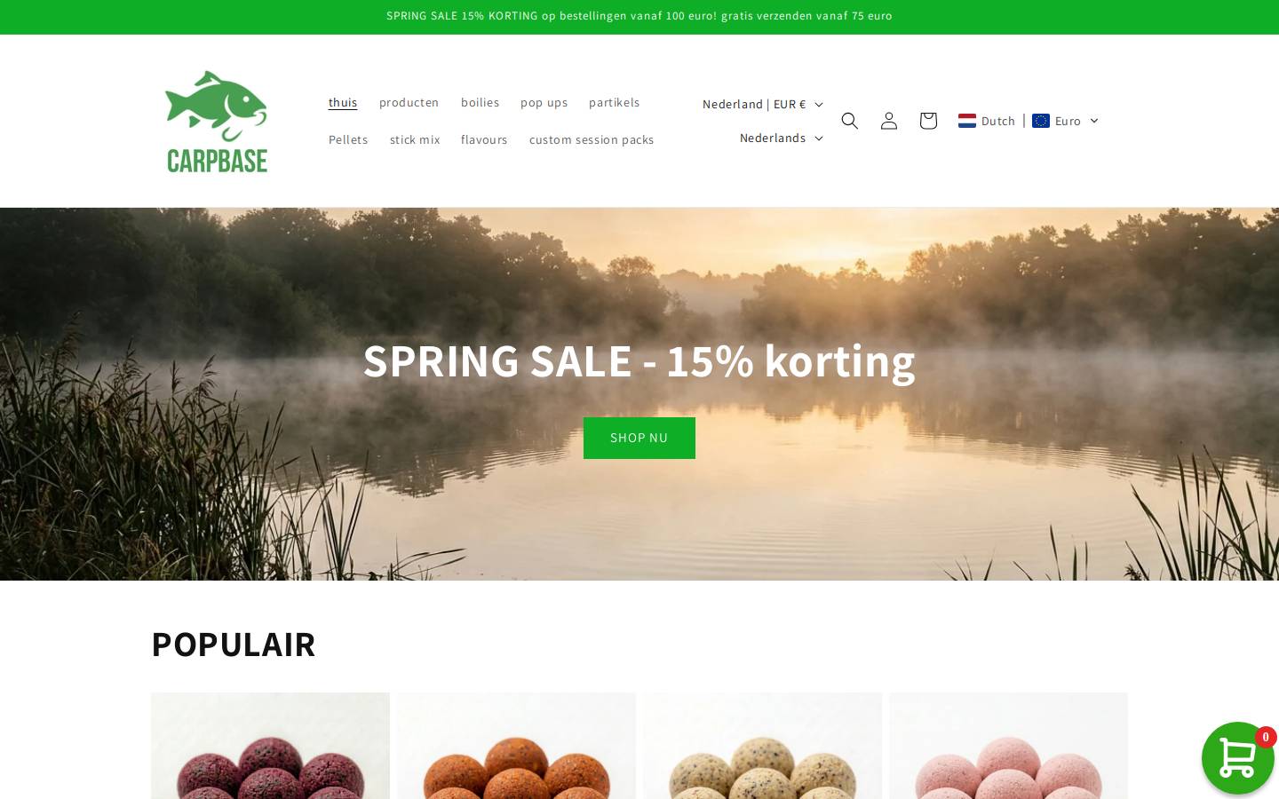 quick-cart.nl homepage screenshot